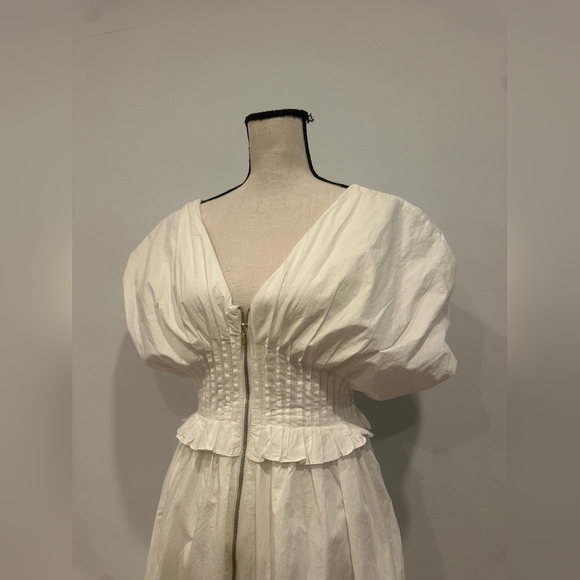 Anthropologie White Backless Dress - Picture 5 of 7